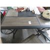 Image 2 : Metal Patio Table w/4 Swivel Armchairs