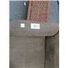 Image 2 : Brown Fabric Swivel Recliner