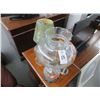 Image 2 : Lot of Hurricane Lamps, Candle Holders & Vase