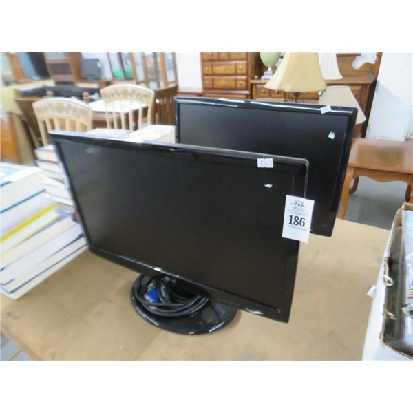 2-LG 21" Flatscreen Monitor - 2 X $