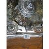 Image 2 : Silverplate Platter, Teapots, Creamer, Salt & Pepper Shakers