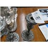 Image 2 : Cast Silverplate Candle Stands (4)