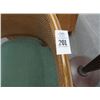 Image 2 : Rush Back Green Fabric Side Chair