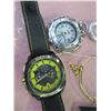 Image 2 : Ferrari Watch, Timex Pocket Watch, Rosary Beads, Charm Bracelet