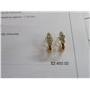 Image 1 : 14K YG Diamond Earrings w/42 Round Diamonds 6.2g - Replacement Value $2,450.00