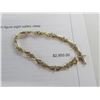 Image 2 : 14K YG Diamond Bracelet w/48 Round Diamonds 9.6g - Replacement Value $2,850.00