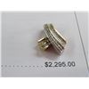 Image 2 : 14K YG Diamond Slide Pendant w/42 Square Diamonds & 30 Baguette Diamonds 5.0g