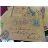 Image 3 : Vtg. Leather Post Cards, Popeye Bank, Pocket Watches, 1 Cent Stamps, Silver Earrings