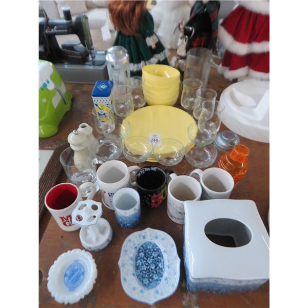 Dishes, Mugs & Glassware