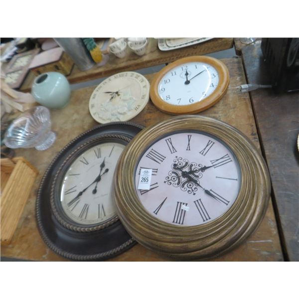 4-Wall Clocks - 4 X $