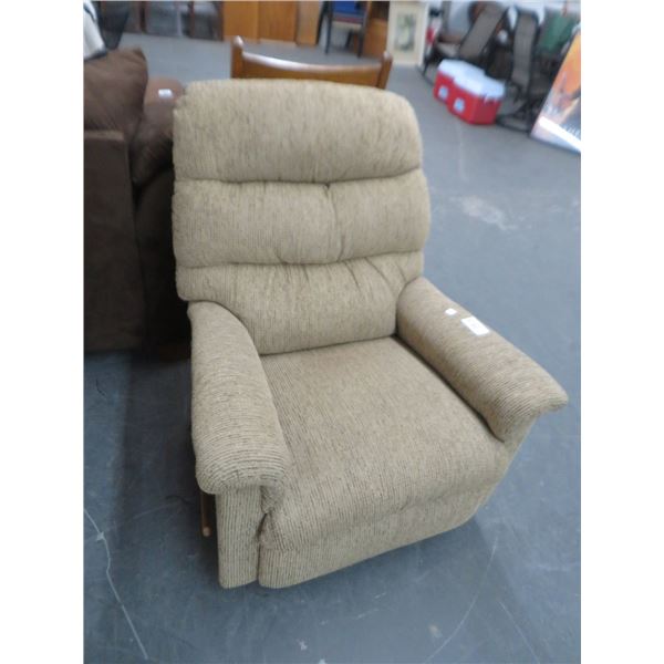 Tan Fabric Recliner