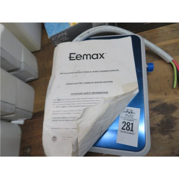 EEMAX Electric Tankless Water Heater