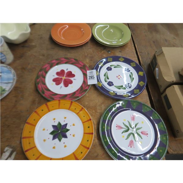 Lot of Mesa Painted Plates