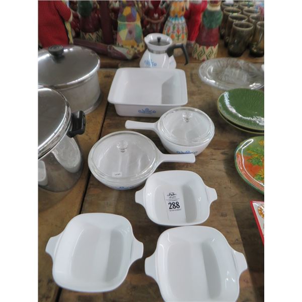 Lot of Corningware Bakeware