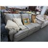 Image 1 : Grey Leather Reclining Sofa