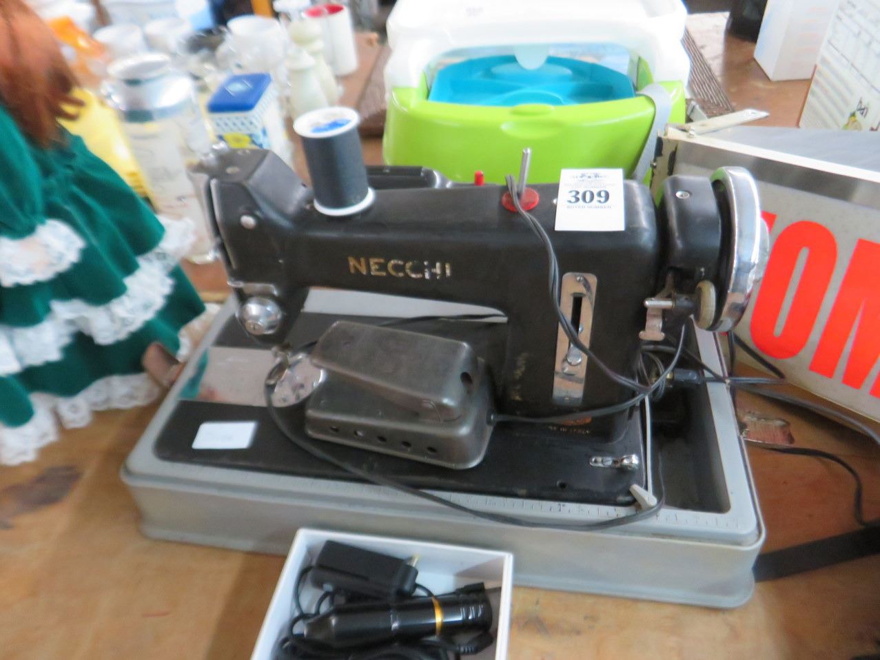 Necchi Vintage Sewing Machine Necchi Vintage Sewing Machine