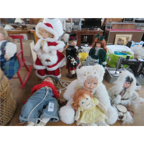 6-Vintage Dolls - 6 X $