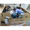 Image 1 : Box Lot of Thermos, Books and Computer Tablet Covers