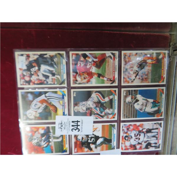 Sleeve of 9 Asst. NFL Cards