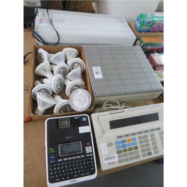 Brother Touch Labeler, Ascom Scale, Lighting