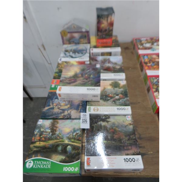 11-Kinkade Puzzles - 11 X $