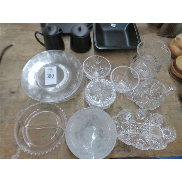 Pressed Glass and Dishes