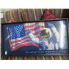 Image 3 : Framed Porsche Print - 38" x 26" and Astronaut Print (2)