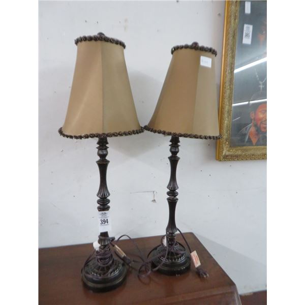 Pair of Stick Lamps