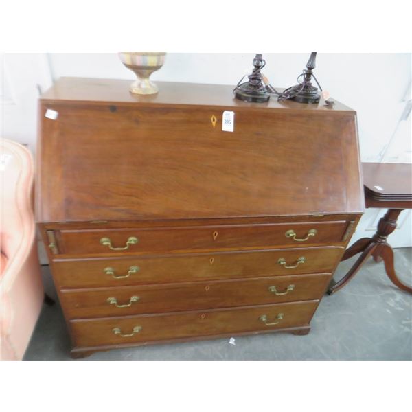 Drop Front Desk w/4 Drawers