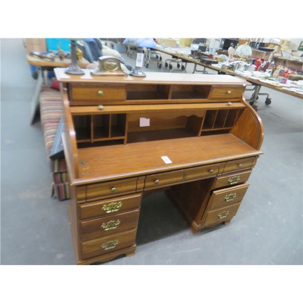 Oak Rolltop Desk