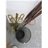 Image 2 : Tripod Fireplace Poker Set, Waste Can