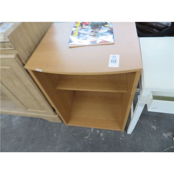 Light Oak Style Side Table/Cabinet