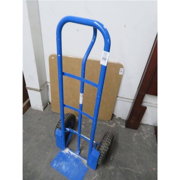 Blue Soft Tire Handtruck