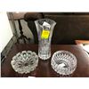 Image 1 : Crystal Decor Bowls (3)