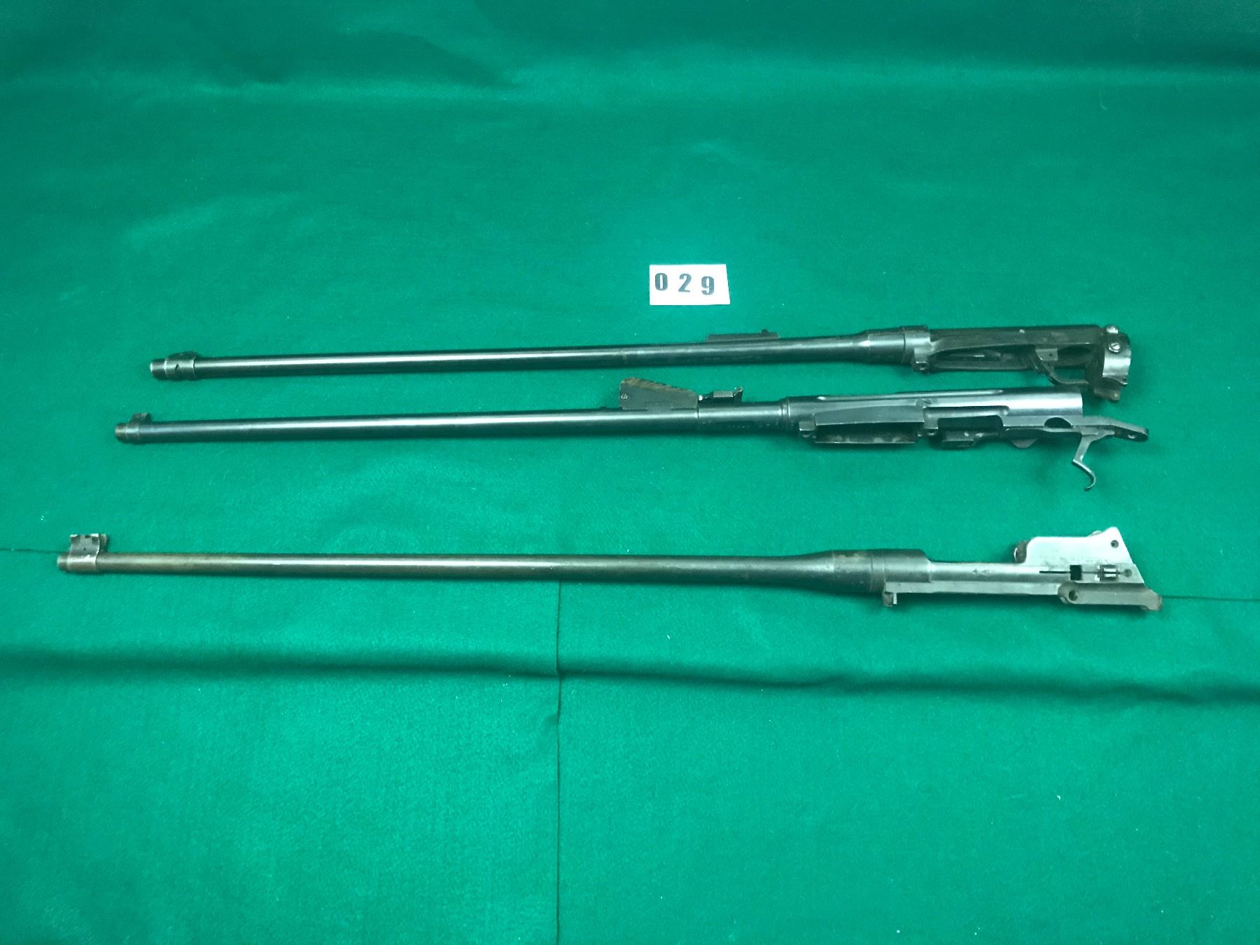 Military surplus barreled actions lot