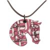 Image 4 : Hermes Pink White Tatersale Horse PM Necklace