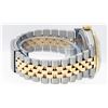 Image 5 : Rolex Mens 2 Tone White Diamond & Sapphire 36 Datejust Wristwatch