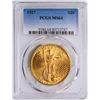 Image 1 : 1927 $20 St. Gaudens Double Eagle Gold Coin PCGS MS64