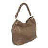 Image 3 : Michael Kors Gray Leather Tonne Hobo Bag with Tassel
