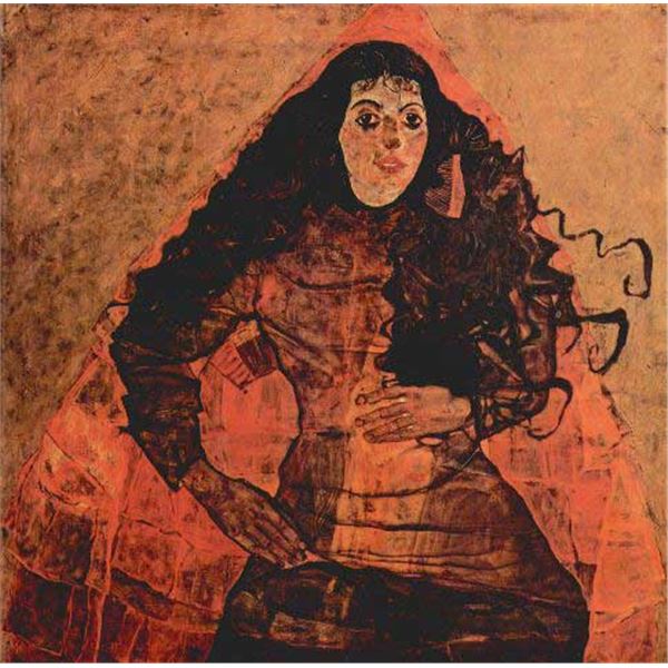 Egon Schiele - Portrait Of Trude Engel