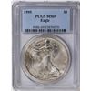 Image 1 : 1995 American Silver Eagle .999 Fine Silver Dollar Coin PCGS MS69