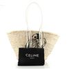 Image 1 : Celine Classic Panier Basket Tote Limited Edition David Kramer Sequin Embellishe