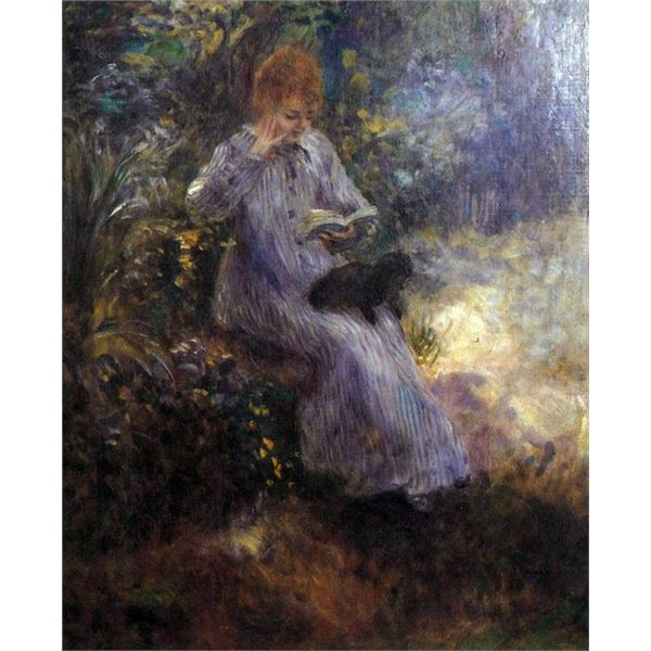 Renoir - Woman With A Black Dog