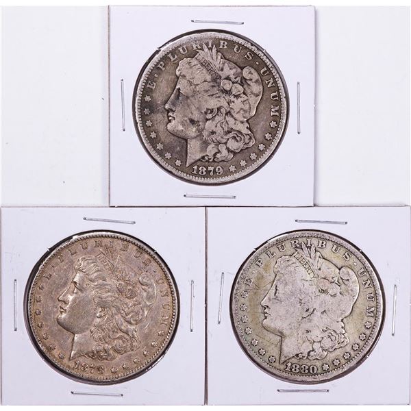 1878-1880 Morgan Silver Dollar Coin Collector's Set