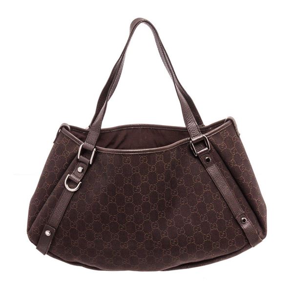 Gucci Brown GG Canvas Shoulder Bag