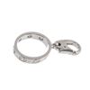Image 6 : Cartier White Gold 18K Diamond Love Ring Charm Set