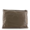 Image 3 : Valentino Rockstud Wristlet Clutch Leather Oversized Brown