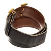 Image 4 : Hermes Gold Blue Brown Skinny H Belt