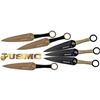 Image 1 : MC USMC 9" SPEAR POINT THROWING KNIVES 6-PACK BLK/FDE