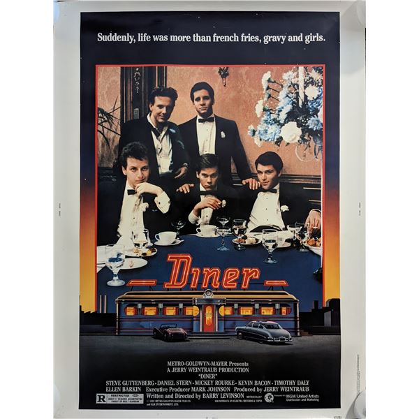 Diner 1982 Original 30x40 Movie Poster